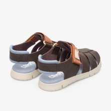 Camper Dark Brown Sandals Kids - Mira Online Ireland | ONJTC0823